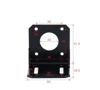 Nema17 Nema23 Nema34 Nema42 Motor Base for 42 57 86 Stepper Motor Aluminum Fixed Seat Fastener Mounting Bracket Support(Nema17 42)