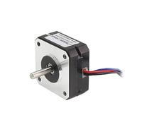 Nema17 Stepper Motor 20mm 1A 16N.cm Step 4-Lead 17HS08-1004S Small Short For CNC Extruder 3D Printer Stable Precise Efficient Output(17HS08-1004S x 5pcs)