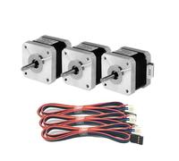 Nema17StepperMotor DriverKit 0.28-0.7Nm 4-Lead 42mm Open Loop Motor(3 Pcs Motor,0.42Nm 40mm)