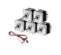 Nema17StepperMotor DriverKit 0.28-0.7Nm 4-Lead 42mm Open Loop Motor(5Pcs Motor Drive Kit,0.28Nm 34mm)
