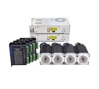 Nema23 4 Axis Kit 3N.m Open Loop Stepper Motor Kit + DM542T Stepper Driver + 250W power supply
