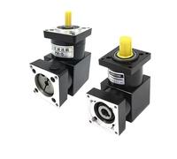 NEMA23 57 Stepper electronic starter 90 Degree Right Angle Planetary Reducer Ratio 3:1-216:1 Output shaft 14mm for CNC 60 Flange Servo electronic starter IINKUEYK(Ratio 60,Input14 for 60 Servo)