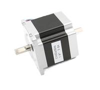 Nema23 Dual Shaft CNC Stepper Motor 57x56 NEMA 23 Stepper Motor D=8mm 3A 1.26N.m Double Shaft Stepping Motor 180Oz-in Widely Applicable(6.35mm)