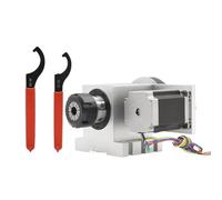 NEMA23 ER32 Chuck 4th Axis Rotation 6:1 CNC Dividing Head/Rotation/A axis kit for CNC Machine