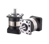 Nema23 Motor Gearbox Planetary Reducer Step-down Reduction Gearbox 6.35/8/9.525/11/14mm Input Compatible For 200W 400W 60mm Servo Motor(8mm Input,Ratio 4 to 1)