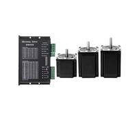 Nema23 Stepper electronic starter Driver Kit 2Ph 57mm Stepper electronic starter 4A 1.2Nm 1.6NM 1.8NM electronic starter Driver 5.6A DC20-50V for CNC Milling Machine MQXFCZUX(1.6NM Motor Kit,8mm Shaft