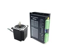 Nema23 Stepper electronic starter Driver Set 2 Phase 4A 1.2Nm 1.6Nm 1.8Nm 4-lead Stepper Driver DM556 5.6A DC20-50V for Cutting Machine IINKUEYK(1.2Nm Kit)