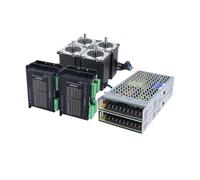 Nema23 Stepper Motor 2.4Nm and Driver DM542T with 2PCS 250W 36V Power Supply 4 Axis Kit