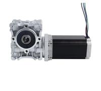 Nema23 Worm Geared Stepper Motor with Gear Ratio 50:1 Worm Gearbox NMRVS30 Worm Gear Speed Reducer