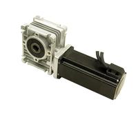 NEMA24 4.8Nm Worm Geared Closed Loop Stepper Motor 5.8A and Driver Kit 60HSEWG112+HSE57 Reducer(Ratio 25 to 1,Single output shaft)