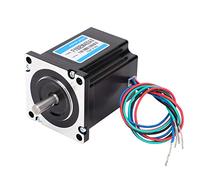 NEMA24 Stepper Motor 2 Phase High Torque 3.2Nm Precision Electric Motor with German Technology for Industrial Automation CNC Machines Robotics Carbon Steel Black 86mm