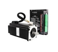 NEMA34 6.0A 12N.m Step-servo motor 86EH156A6003 Closed Loop Servo Driver CL86 for worm wheel edging machine