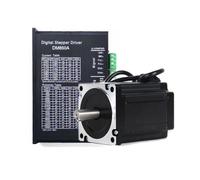 Nema34 86HS 2Phase Hybrid Stepper Motor and DM860A 24-80VAC 7.2A 2Phase Digital Stepper Motor Driver(86HS118-6004)