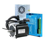 Nema34 86mm 4.5N 8.5N 12N Closed Loop Stepper motor Kit + 400W 60V PSU + HBS86H Hybrid Servo Driver + Encoder Cable(12Nm)