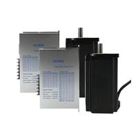 Nema34 Stepper Motor & EC3522 Drive Kit 4.5-12Nm | 3-Phase 4.5A 86mm 14mm Shaft | AC 110-220V(2 Kit,4.5Nm)