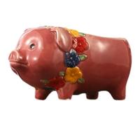 NEMAA Ceramic Tiki Mugs Hawaii Bar Garland Red Pig Mugs 460ml Drinks Cocktail Cups Smoothies Glass Desserts Utensils