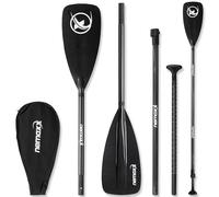 NEMAXX Professional 100% carbon speed paddle 3-piece for SUP - extra stable and light 702 g - sink-stop function, adjustable, carbon blade including bag.