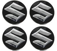 Nemeae Wheel Hub Caps Cover 4pcs 54mm Black ABS Plastic Snap-On For Suzuki Swift SX4 S-Cross Ignis Vitara Solio Bandit Swace