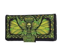 Nemesis Now Absinthe La Fee Verte Green Fairy Embossed Purse, Polyurethane, 18.5cm