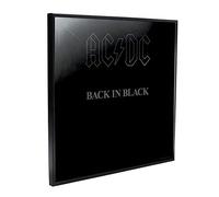Nemesis Now ACDC Back in Black Crystal Clear Picture 32cm, One Size