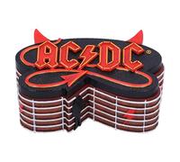 Nemesis Now ACDC Box, Resin, Brown, Officially Licensed ACDC Merchandise, ACDC Jewellery/Accessory Box, Iconic ACDC Logo, Rock Band Gift, Cast in the Finest Resin, Expertly Hand-Painted