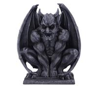 Nemesis Now Adalward Dark Black Grotesque Gargoyle Figurine 26cm, Resin, Black,