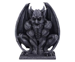 Nemesis Now Adalward Dark Black Grotesque Gargoyle Figurine 26cm, Resin, Black, Expertly Crafted Adalward Gargoyle, Gothic Giftware, Cast in the Finest Resin, Painstakingly Hand-Painted