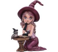 Nemesis Now Agatha Witch Figurine, Purple, 15cm