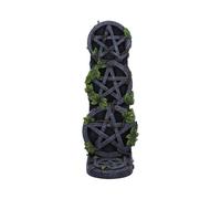 Nemesis Now Aged Pentagram Totem Stone Incense Burner 20.5cm, Resin, Grey, Aged Stone Effect Pentagram Symbol Design, Wiccan Giftware, Cast in the Finest Resin, Expertly Hand-Painted