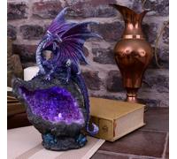 Nemesis Now Amethyst Custodian Dragon Figurine, Purple, 22cm