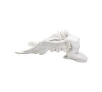 Nemesis Now Angels Freedom Figurine 40cm, Resin, White, Angel Figurine, Kneeling