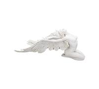 Nemesis Now Angels Freedom Figurine 40cm, Resin, White, Angel Figurine, Kneeling Angel Design, Angelic Spiritual Decor, Cast in the Finest Resin, Painstakingly Hand-Painted