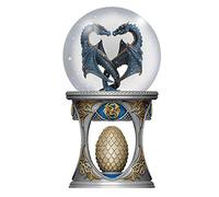 Nemesis Now Anne Stoke Dragon Heart Snow Globe Shaker, Polyresin, Gold, 18.5cm