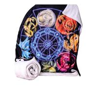 Nemesis Now Anne Stokes Dragons of The Sabbats Throw, Black, 160cm