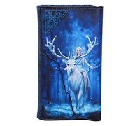 Nemesis Now Anne Stokes Fantasy Forest Elven Queen and Stag Embossed Purse, Blue, 18.5cm, Polyurethane