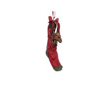 Nemesis Now Anne Stokes Magical Arrival Dragon Hanging Ornament 13.5cm, Resin, Red, Anne Stokes Giftware, Magical Arrival Hanging Ornament, Hook & Loop, Cast in the Finest Resin, Expertly Hand-Painted