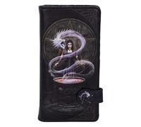 Nemesis Now Anne Stokes The Summoning Witch and Dragon Embossed Purse, Black, 18.5cm, Polyurethane