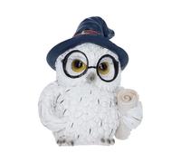 Nemesis Now Archimedes Owl Figurine 8.5cm - Whimsical Wizard Owl Ornament - Hand-Painted Resin Statue (Archimedes)