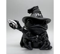Nemesis Now Cult Cuties Asmoadeus Figurine 10cm, Resin, Black, Cult Cuties Collectible Asmoadeus Figure, Scarily Adorable Occult Frog, Spooky Frog Gift, Cast in the Finest Resin, Expertly Hand-Painted
