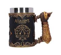Nemesis Now Assassin's Creed Through The Ages Tankard 15.5cm, Resin, Black/Gold,