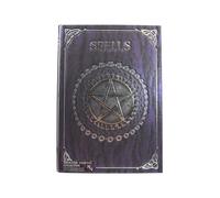 Nemesis Now B0146A3 Embossed Spell Book Purple 17cm, Coated, Wood Free Paper
