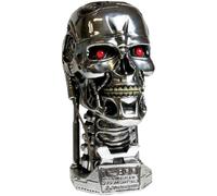 Nemesis Now B1427D5 Terminator Head Box 18cm Silver,21cm | Removable skull top reveals hidden storage inside the T-800 head