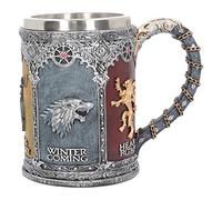 Nemesis Now B3700J7 Sigil Tankard Game of Thrones Mug 14cm Silver, Resin w/Stainless Steel Insert