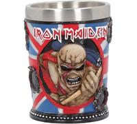 Nemesis Now B4126M8 Iron Maiden Shot Glass 7cm Blue, Resin w/Stainless Steel Insert