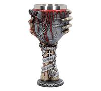 Nemesis Now B4726P9 Black Heart Bleeds Goblet 18cm, Resin w. Stainless Steel
