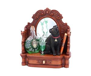 Nemesis Now B4955R0 Lisa Parker Absinthe Cat and Green Fairy Figurine, 21.5cm