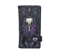 Nemesis Now B5117R0 Edgar Allen Poe Nevermore Raven Purse, PU, Black, 18.5cm