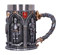 The Vow English Armoured Knight Latin Oath Tankard