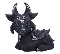 Nemesis Now Baal Figurine 9cm, Resin, Cult Cuties Collectible Baal Goat Bat Figurine, Scarily Adorable Occult Goat, Spooky Goat Gift, Cast in the Finest Resin, Expertly Hand-Painted