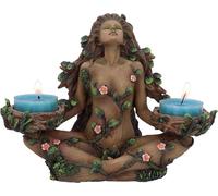 Nemesis Now Balance of Nature Female Tree Spirit Tealight Candle Holder, Brown, 19cm
